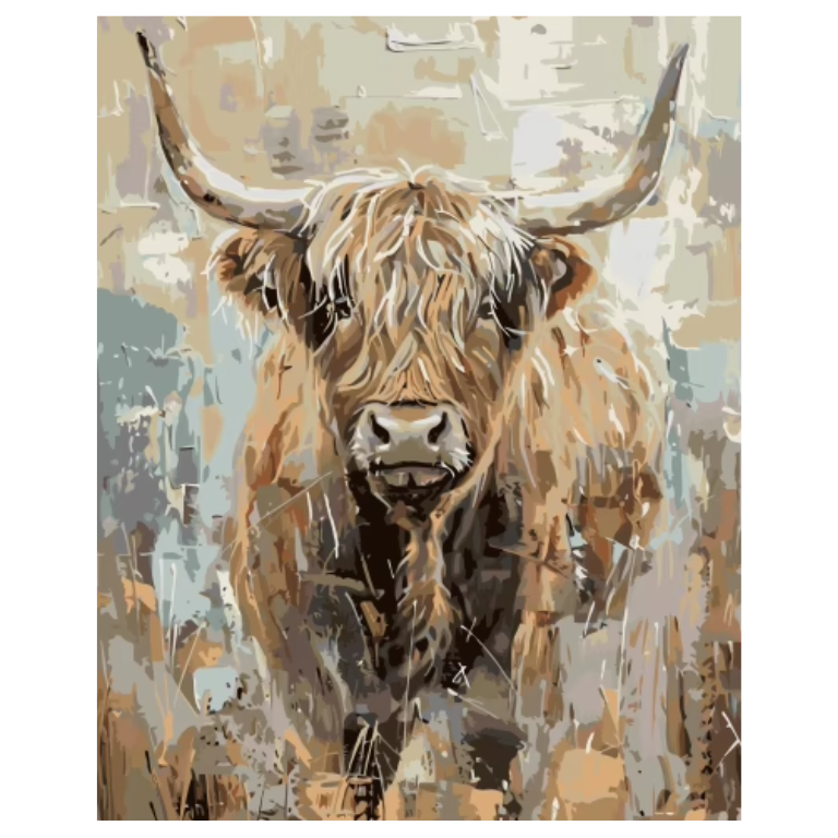 Paint by numbers - Highland Honey