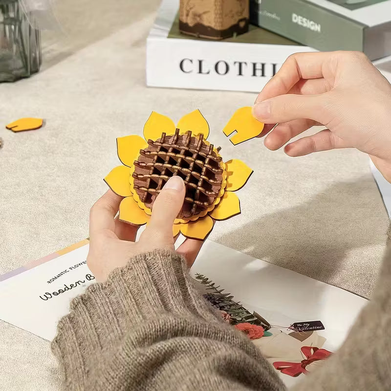 Wood Art - Wooden Flower Bouquet