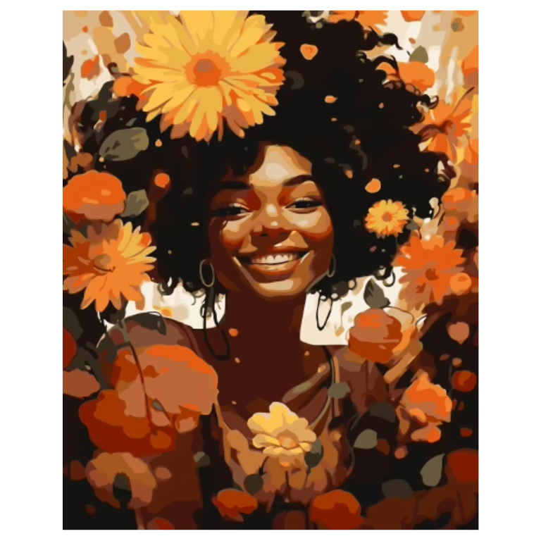 Paint by numbers - Wildflower Queen