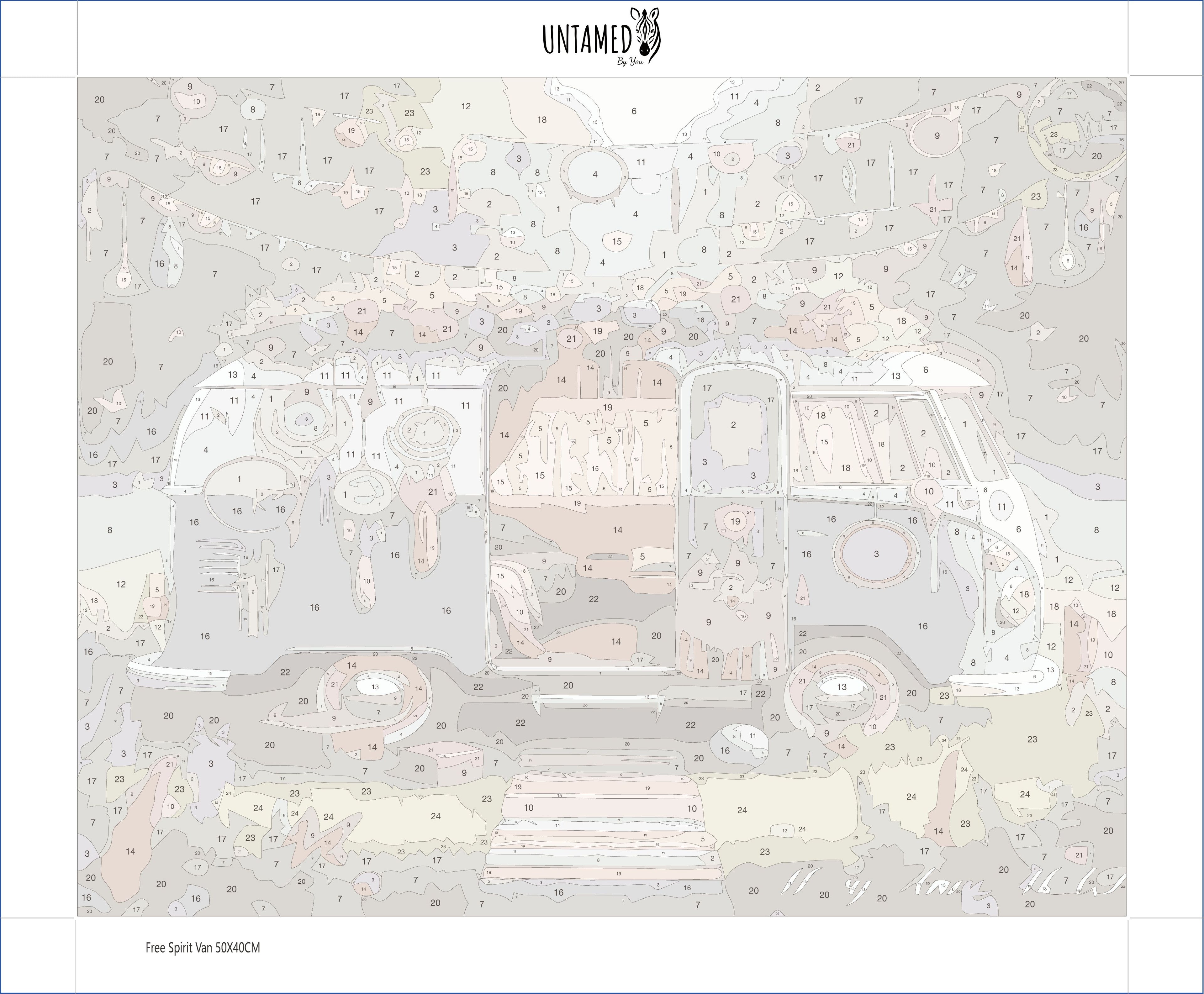 Paint By Numbers - Free Spirit Van