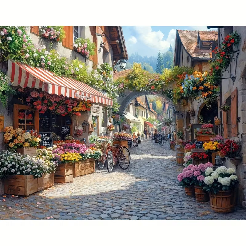 Paint By Numbers - Blooming Village