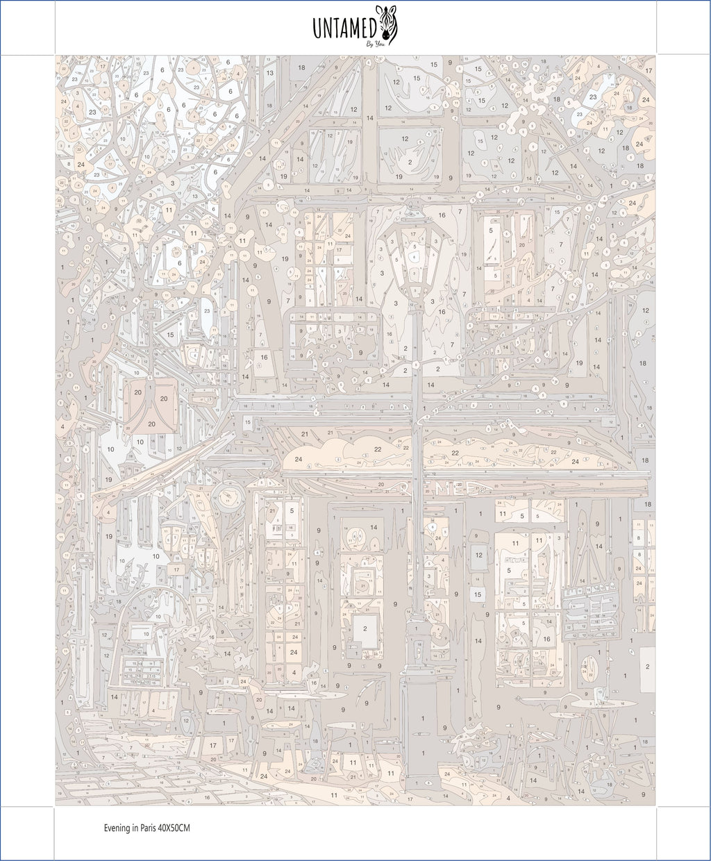 Paint By Numbers - Evening in Paris