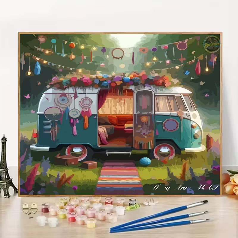 Paint By Numbers - Free Spirit Van