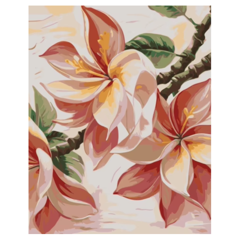 Paint by numbers - Tropical Bloom
