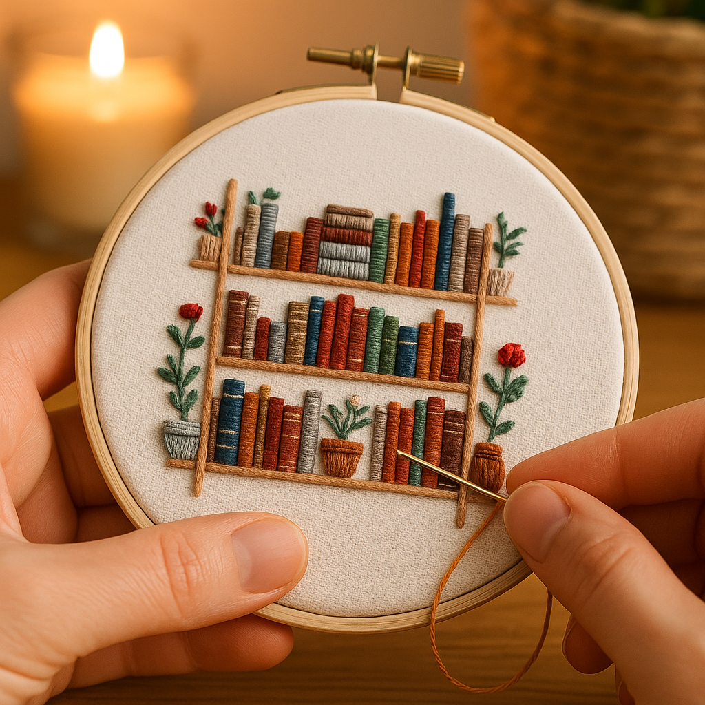 Borduurset - The Cosy Bookshelf
