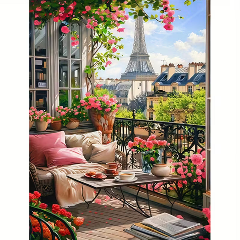 Paint By Numbers - Brunch in Paris