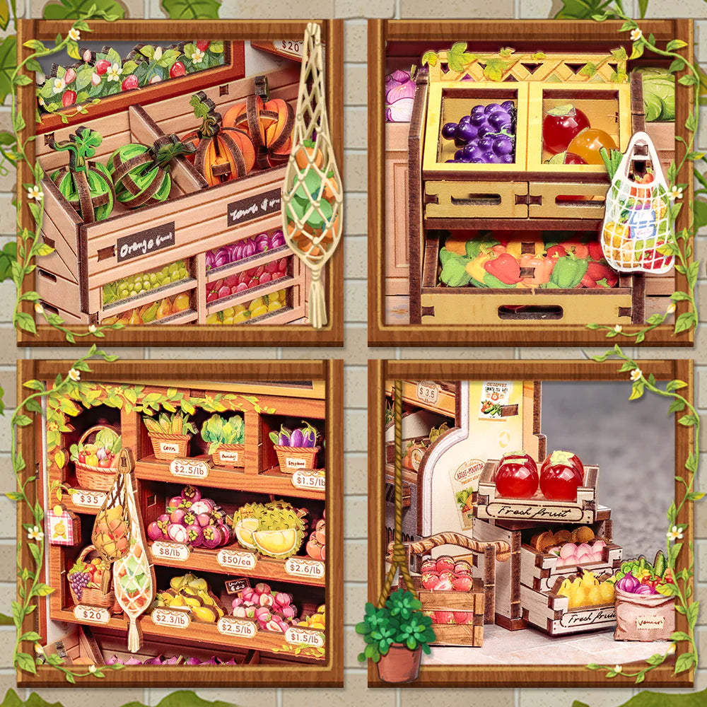 Wood Art - The greens grocery