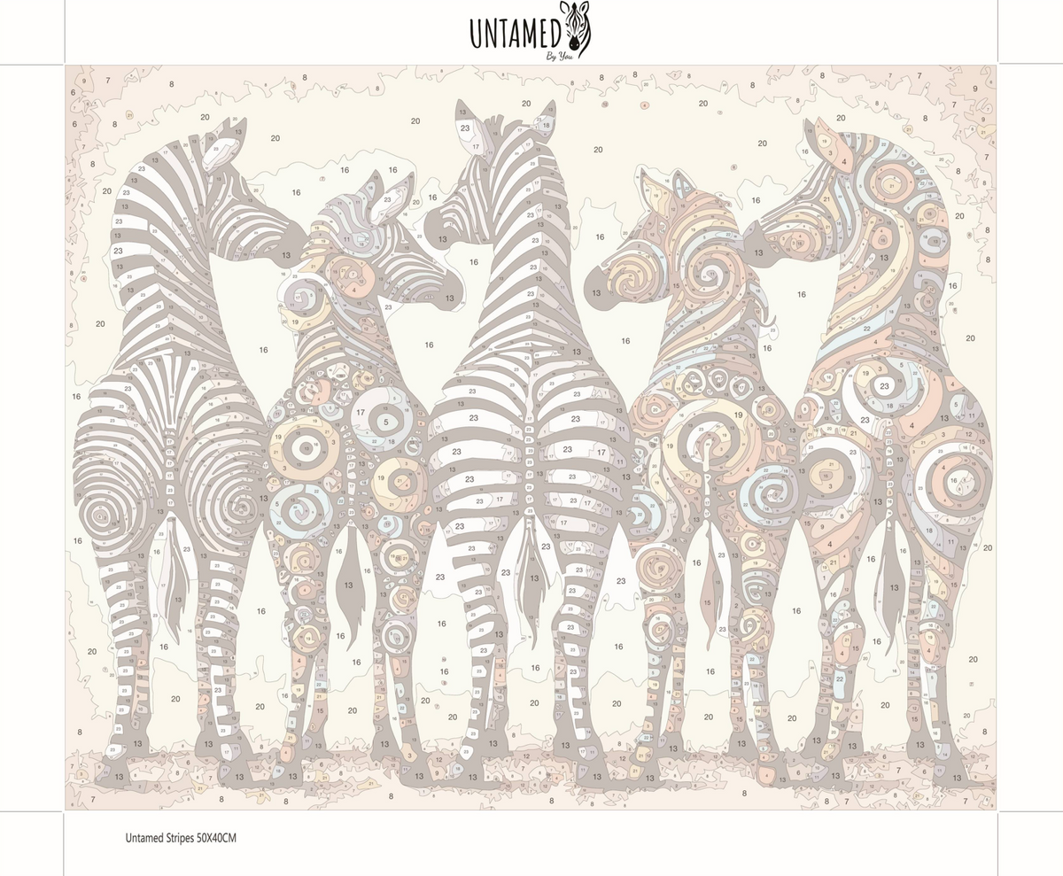 Paint By Numbers – Untamed Stripes
