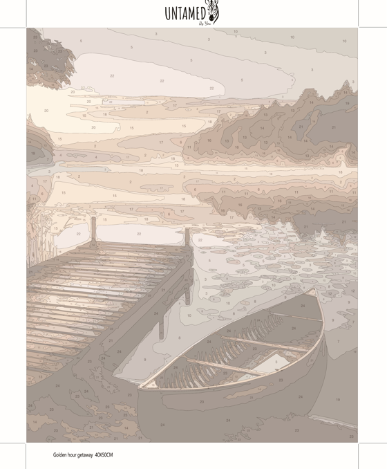 Paint by numbers - Golden Hour Getaway