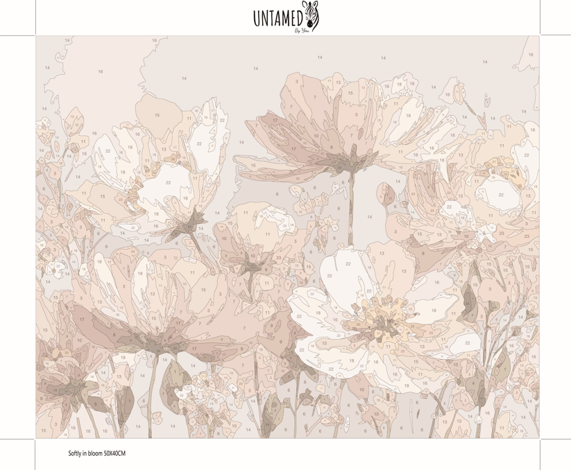 Paint by numbers - Softly in Bloom