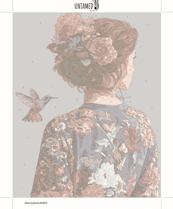 Paint by numbers - Blooming Beauty