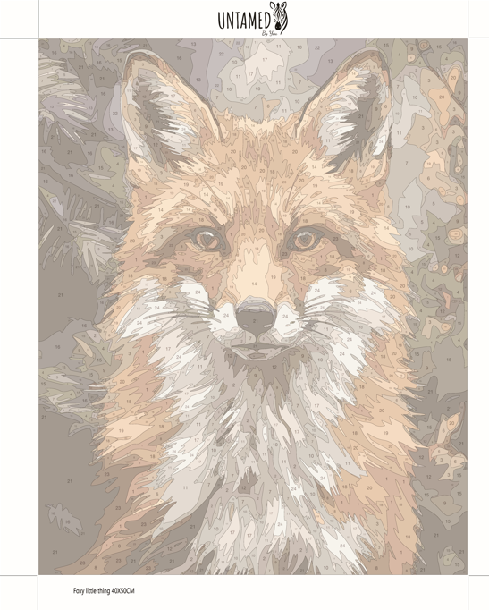 Paint by numbers - Foxy little thing