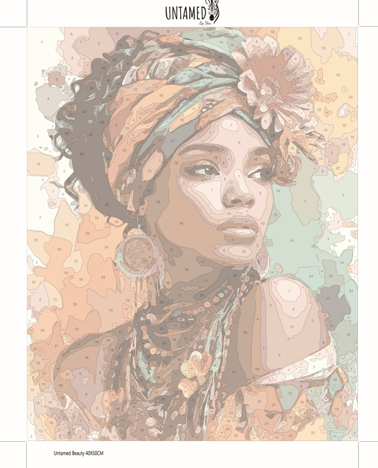 Paint by numbers - Untamed Beauty