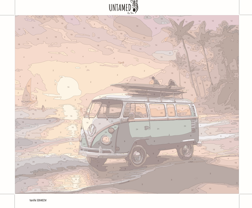 Paint by numbers - Vanlife