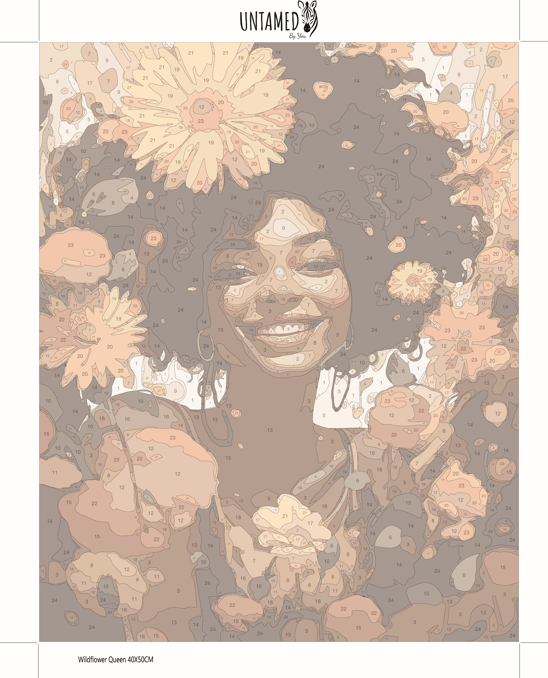 Paint by numbers - Wildflower Queen