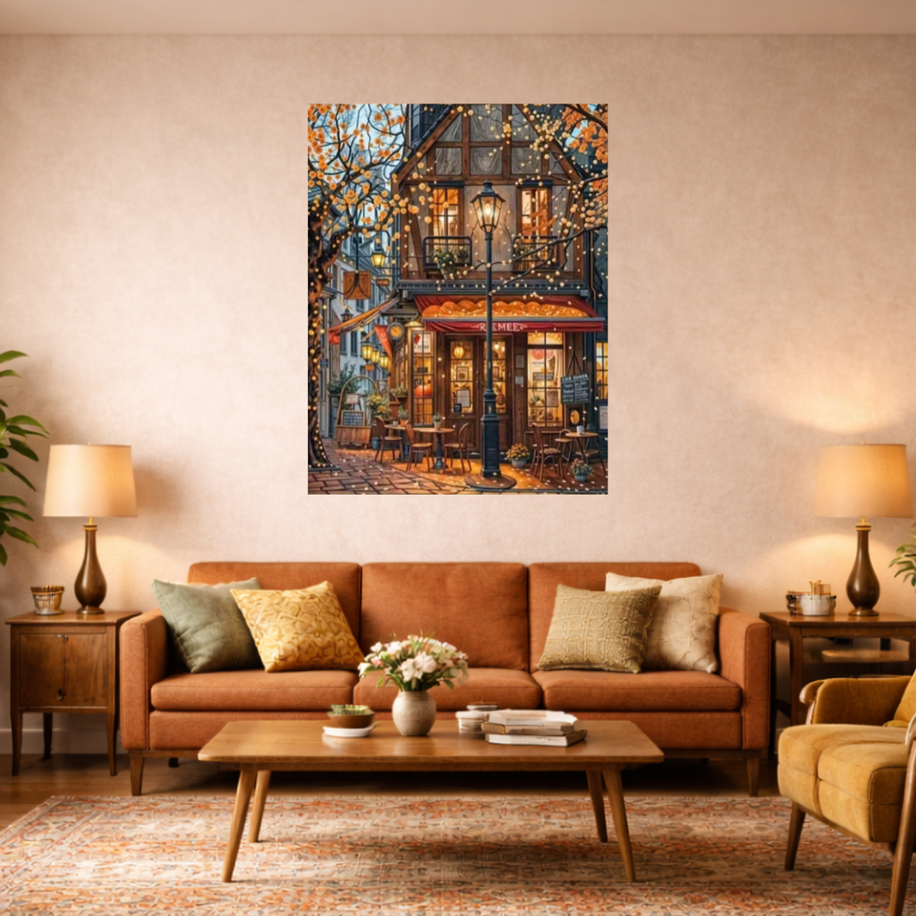 Paint By Numbers - Evening in Paris