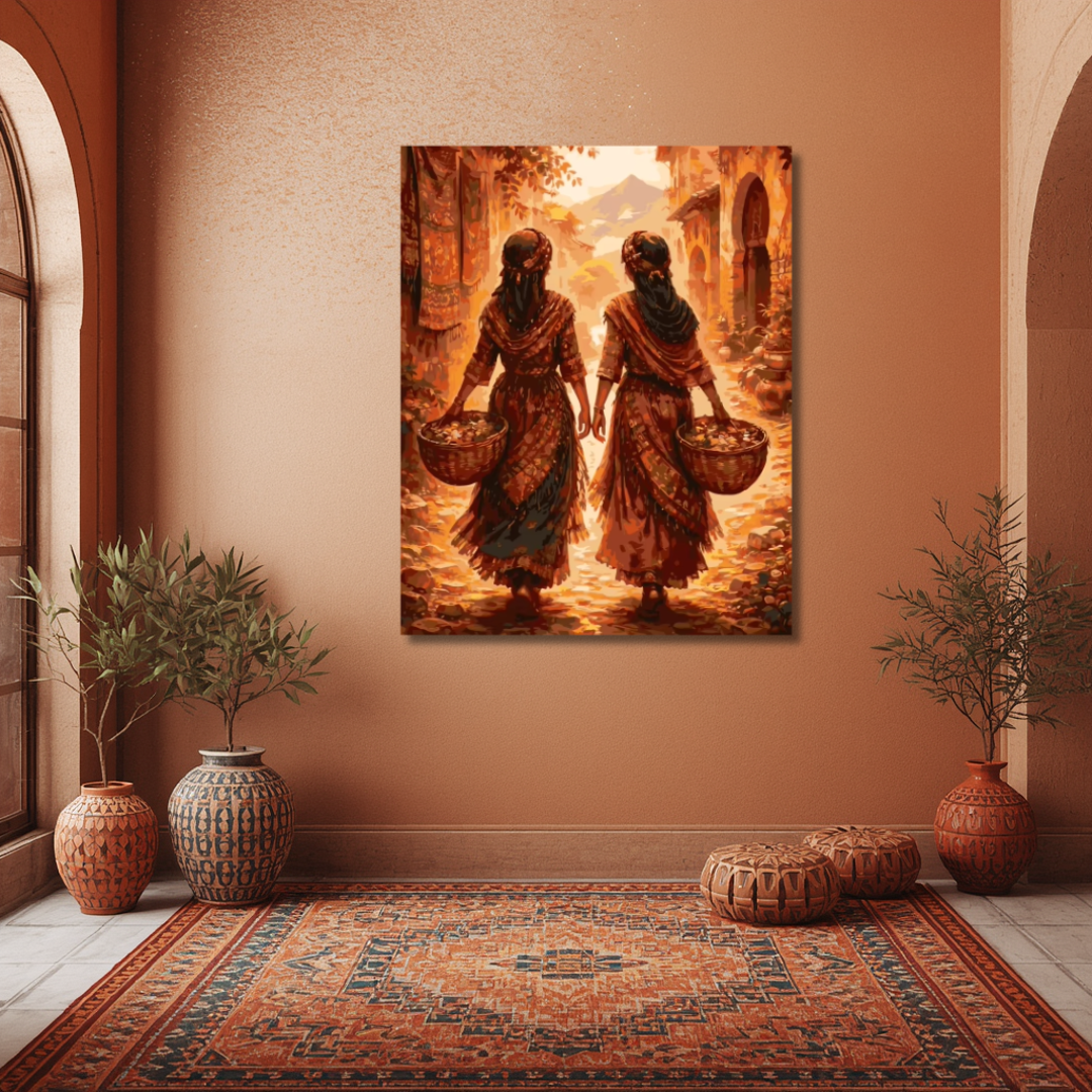 Paint by numbers - Sisters of the Sun