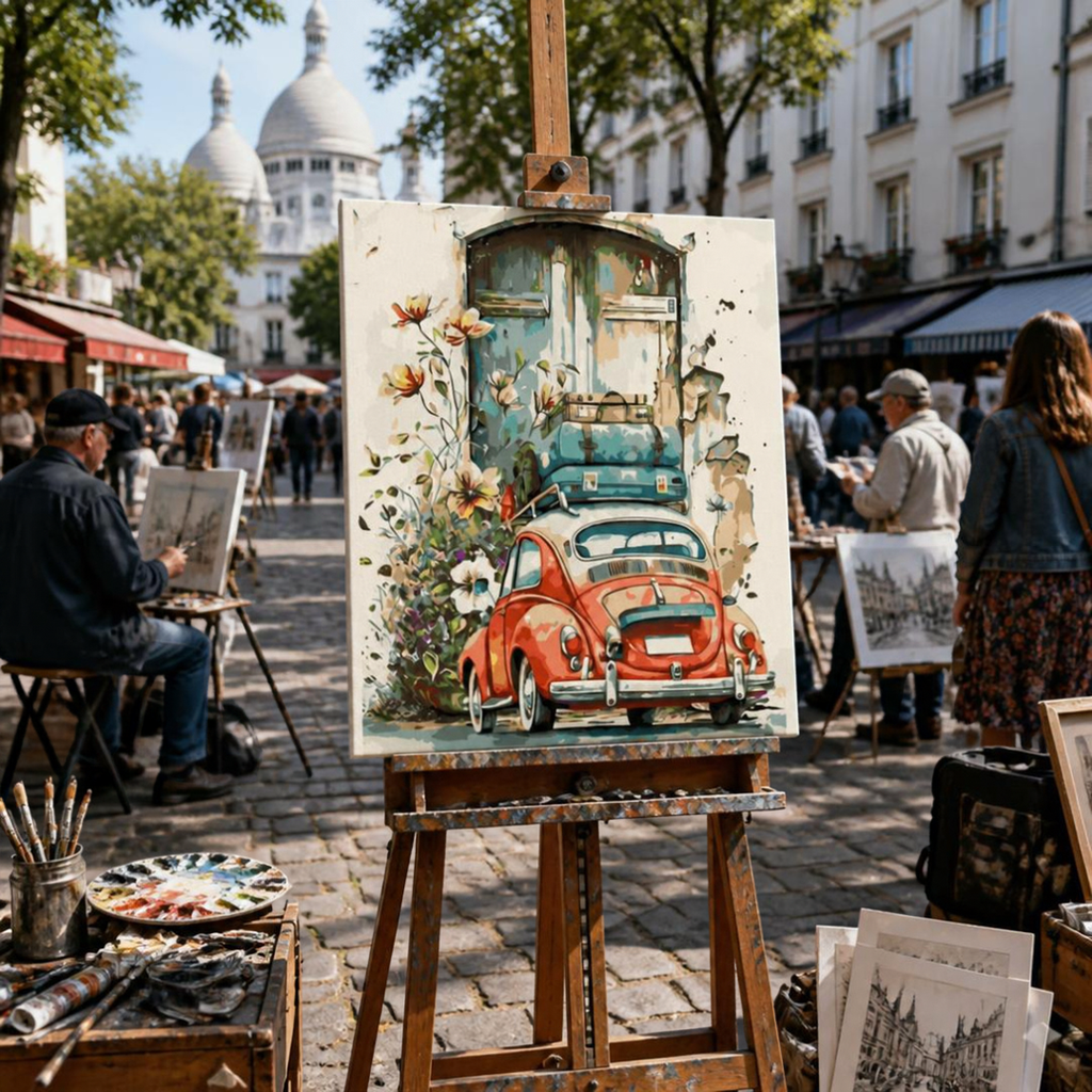 Paint by numbers - Love Bug