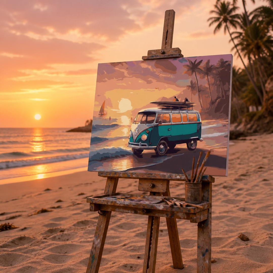 Paint by numbers - Vanlife