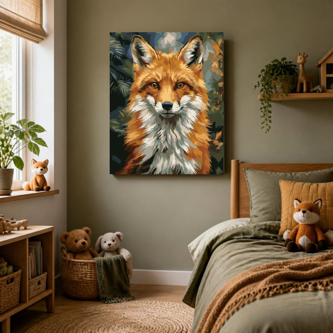 Paint by numbers - Foxy little thing