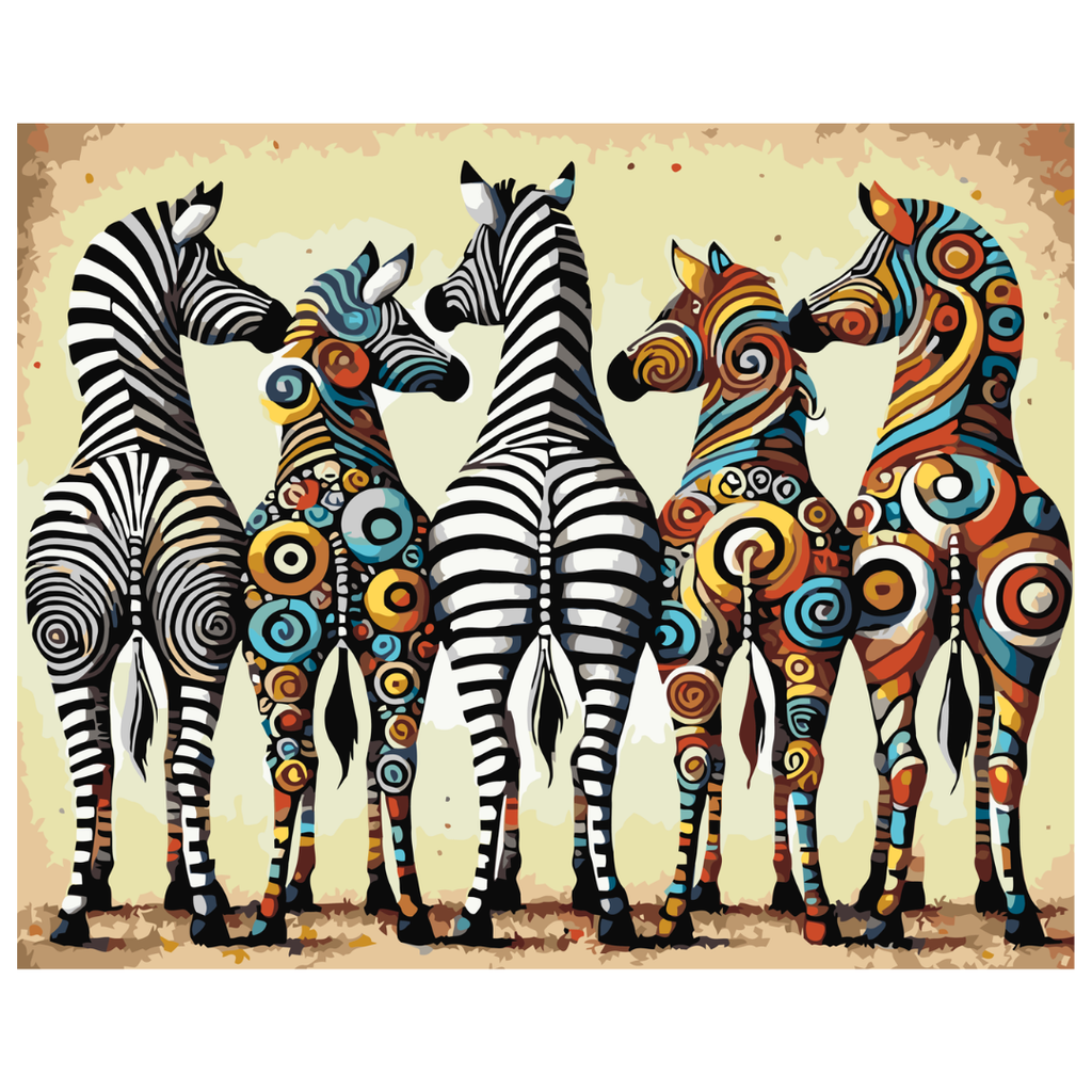Paint By Numbers – Untamed Stripes