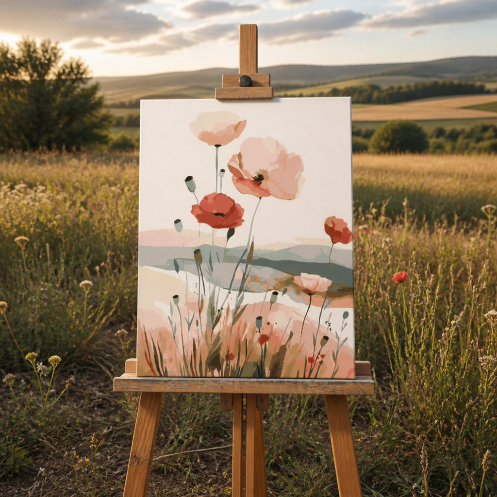 Paint by numbers - Poppy Dreams