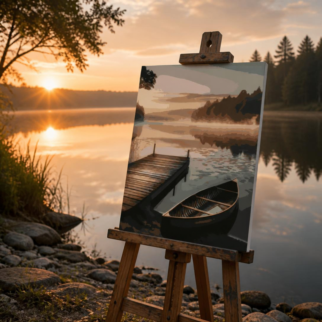 Paint by numbers - Golden Hour Getaway