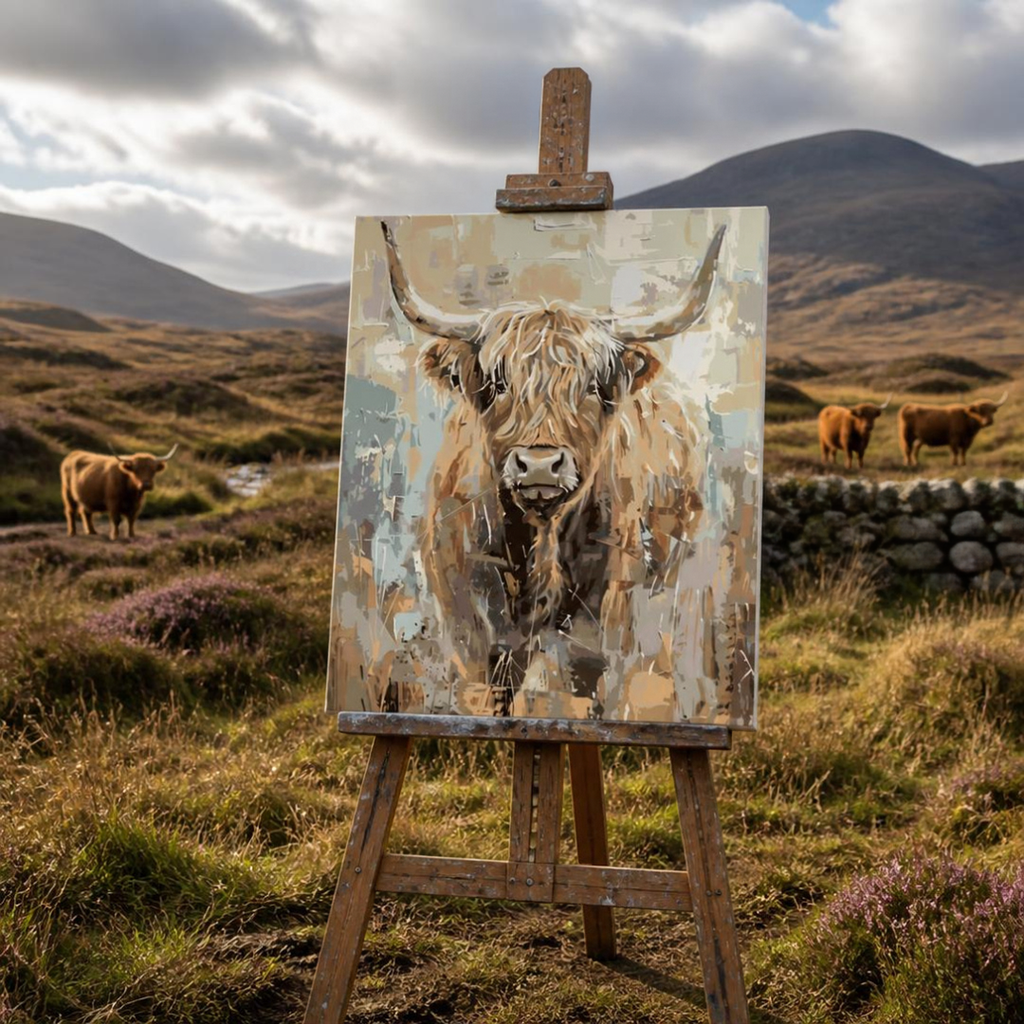Paint by numbers - Highland Honey