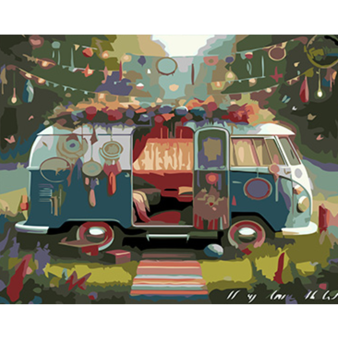 Paint By Numbers - Free Spirit Van
