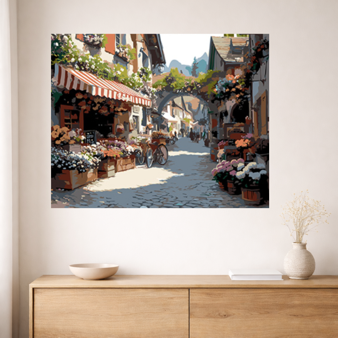Paint By Numbers - Blooming Village