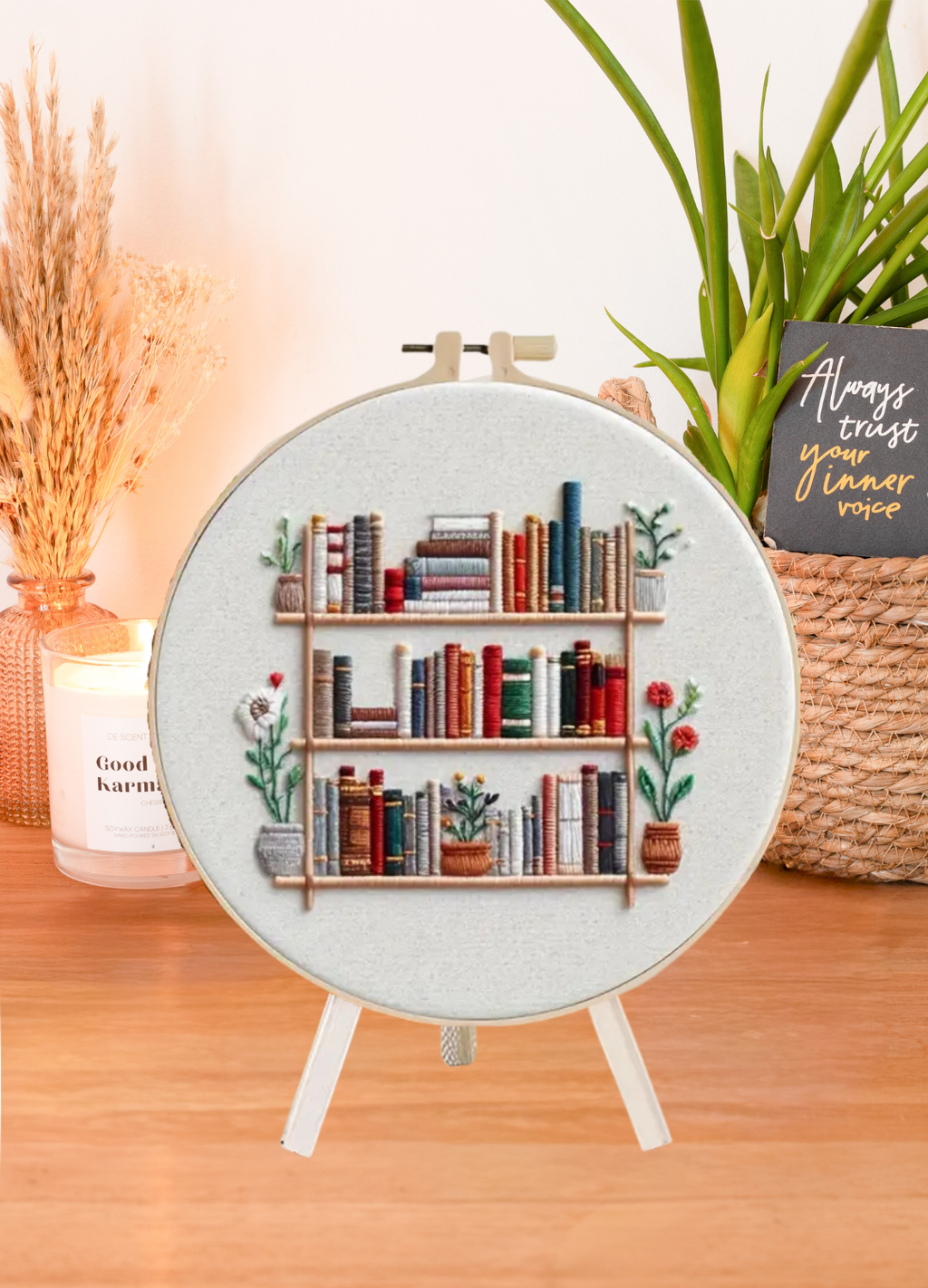 Borduurset - The Cosy Bookshelf