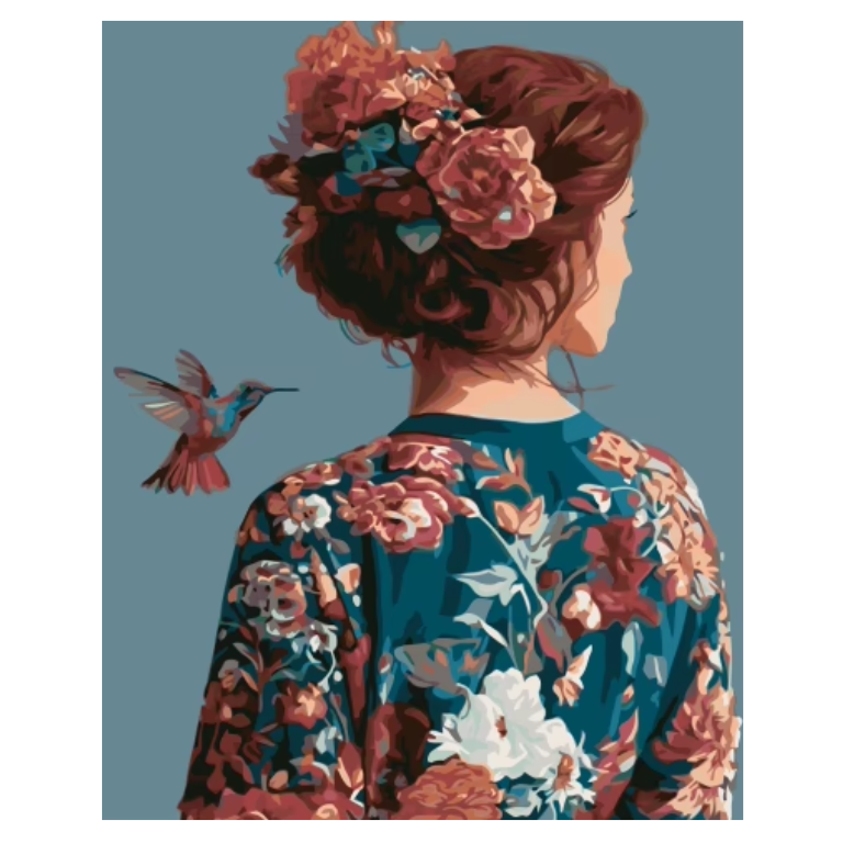Paint by numbers - Blooming Beauty