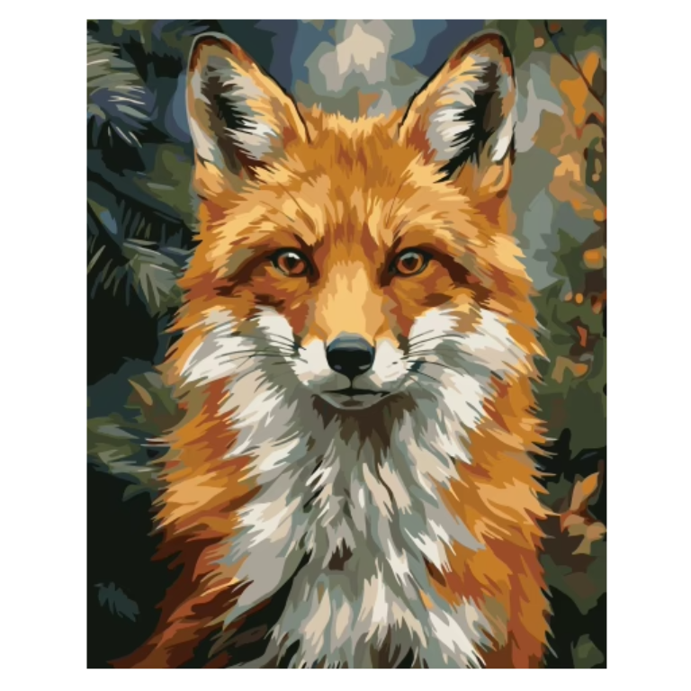 Paint by numbers - Foxy little thing