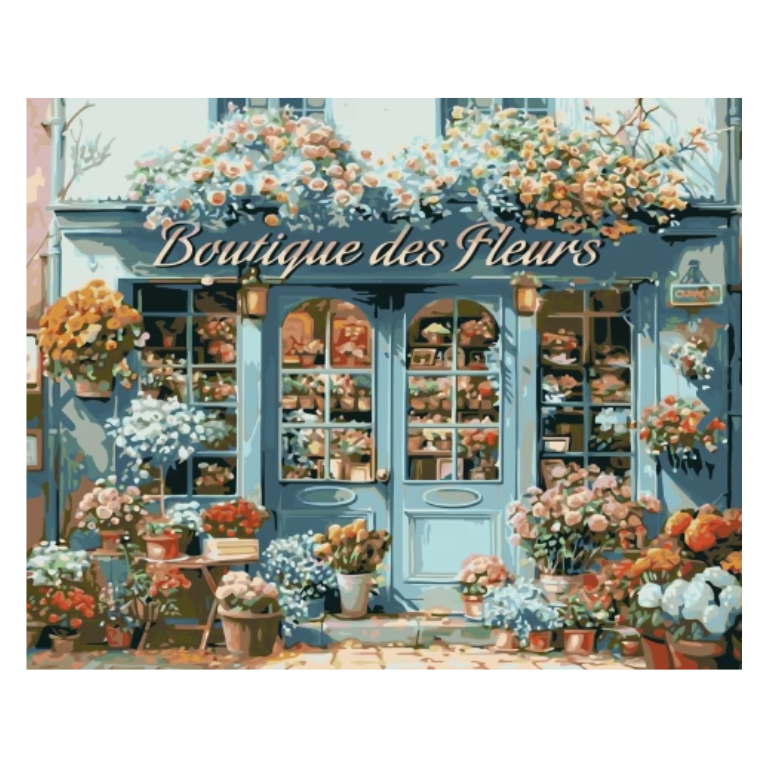 Paint by numbers - Boutique des fleurs