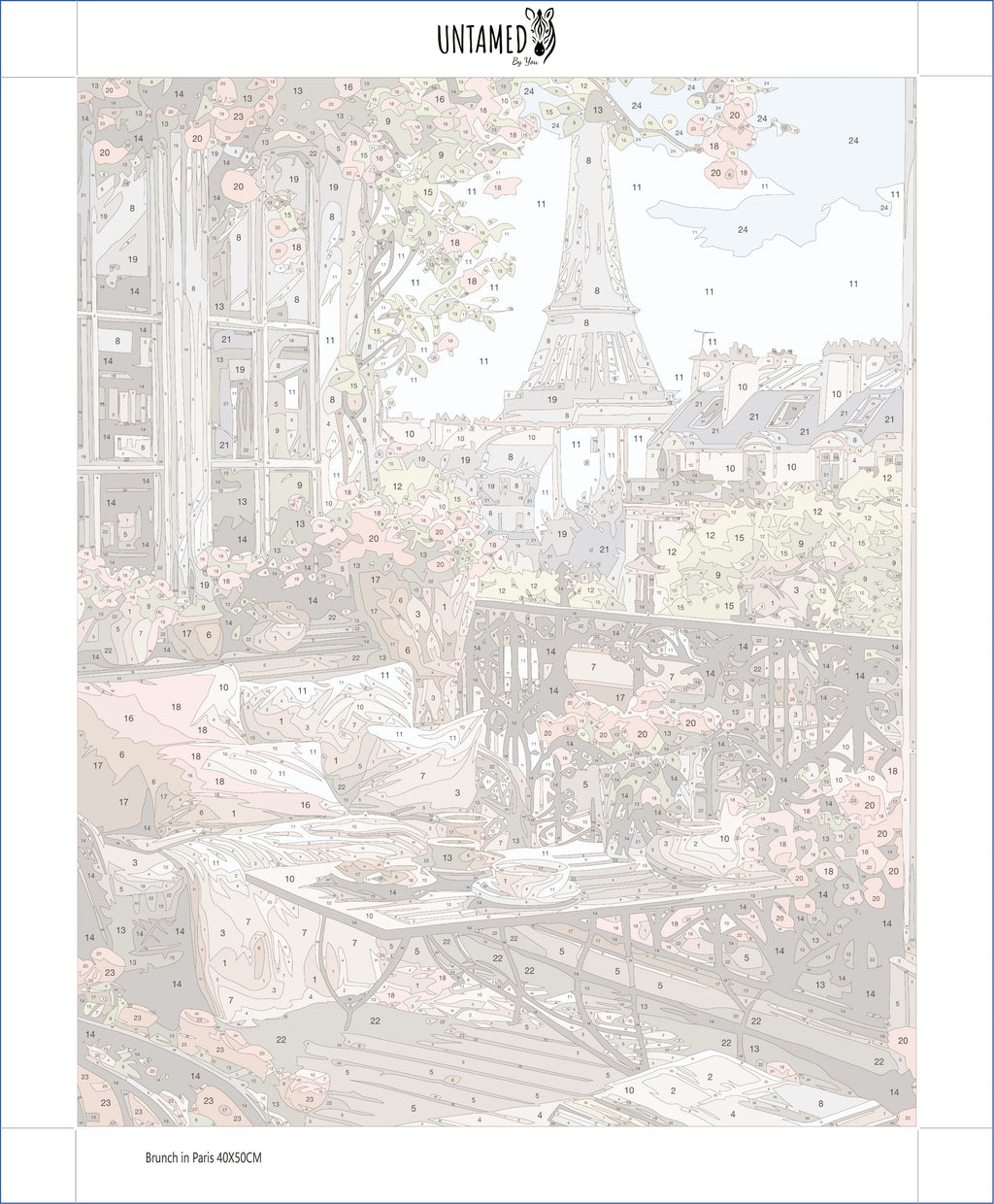 Paint By Numbers - Brunch in Paris