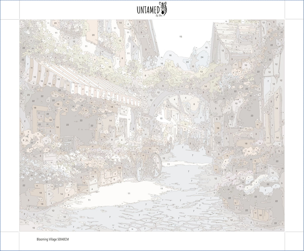 Paint By Numbers - Blooming Village