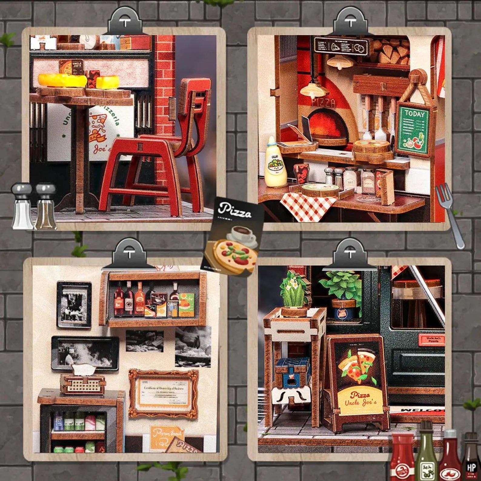 Wood Art - Uncle Joe's Pizzeria